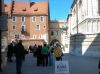 Przed zwiedzaniem Wawelu.